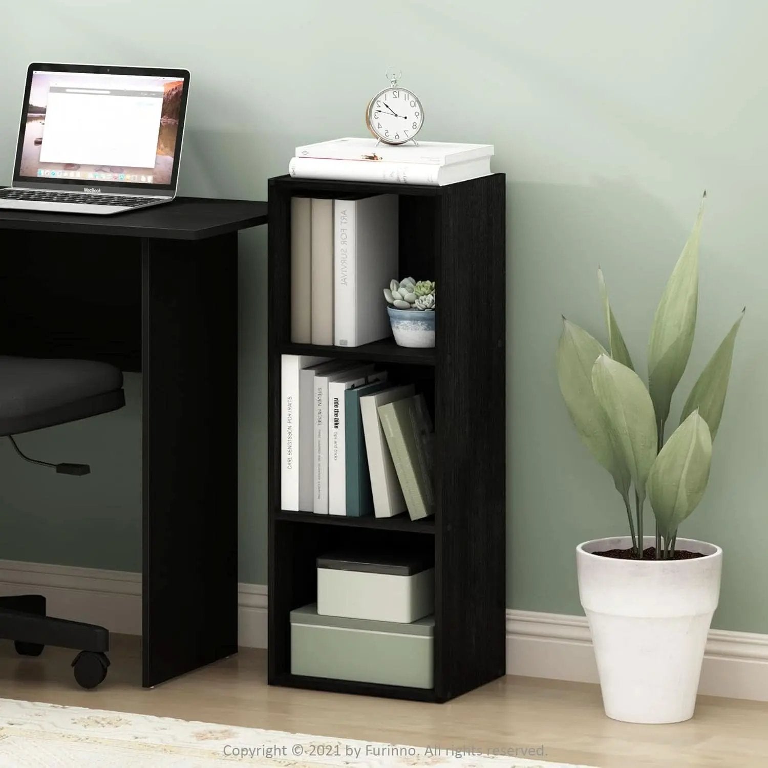Pasir Open Shelf Bookcase Blackwood No Tool Assembly from PriceLows™