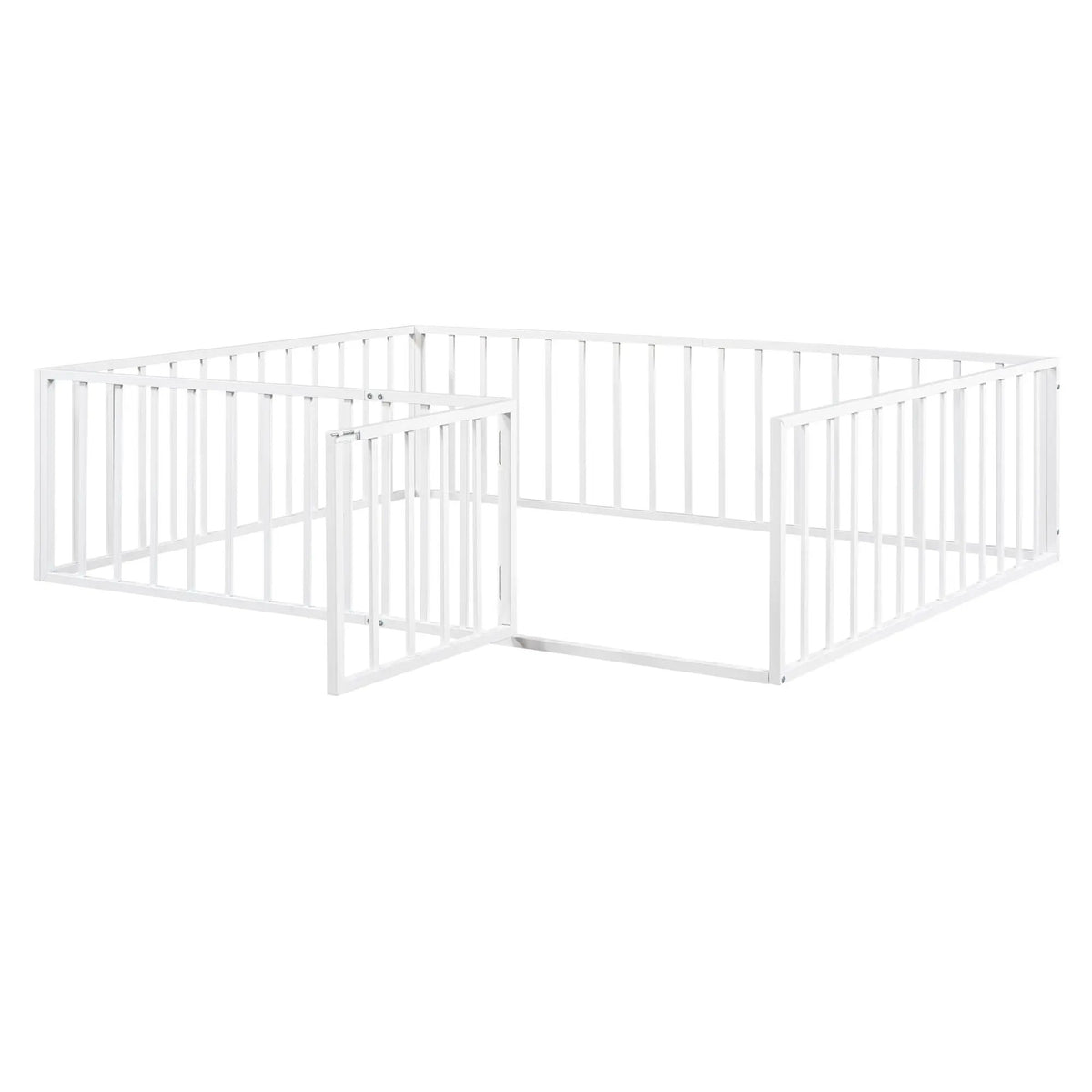 Metal Floor Bed Frame | Raised Fence Gate | Low Platform Design