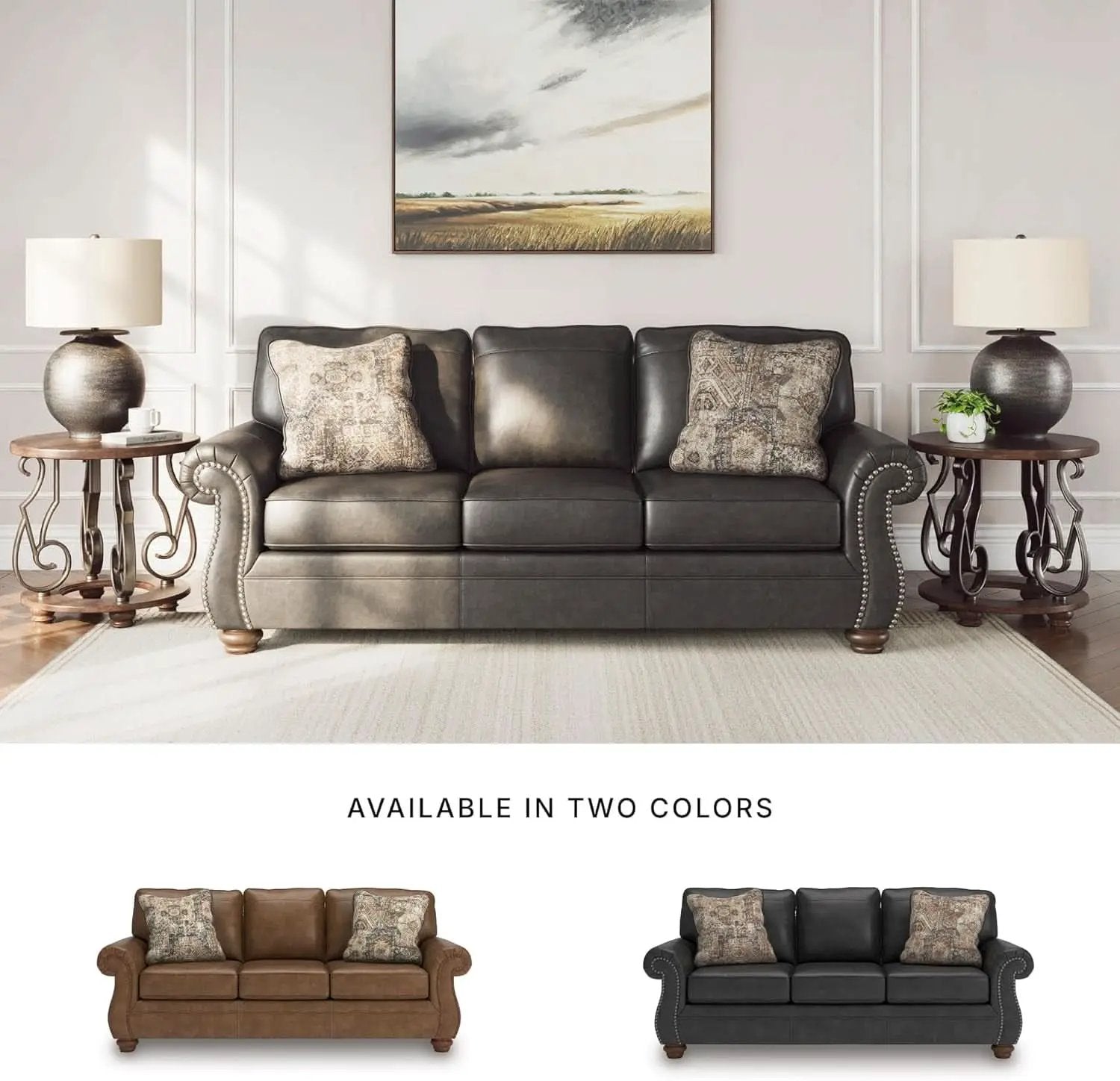 Queen Sofa Sleeper Anthracite Black Memory Foam Ultra from PriceLows™