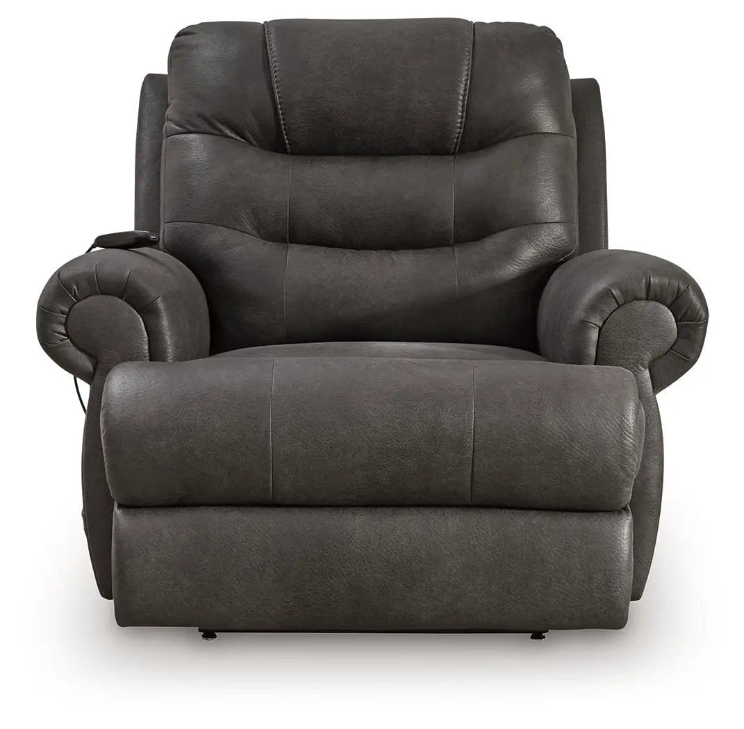 Revived and Restored Power Lift Recliner Lift Chair | 2 Pieces | Faux Leather & Steel | Living Room