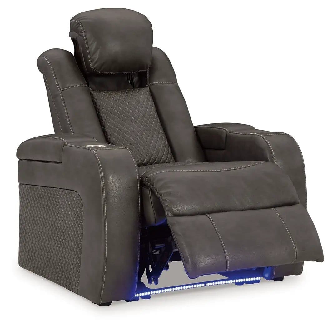 Fyne-dyme Power Recliner/Adj Headrest Reclining Chair | 2 Pieces | Living Room Furniture | Living Room
