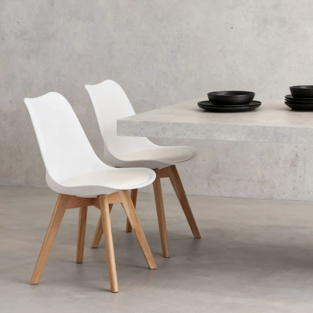 Medieval Dining Chairs | Set Of 4 | Reinforced Wooden Legs | Thickened Cushion