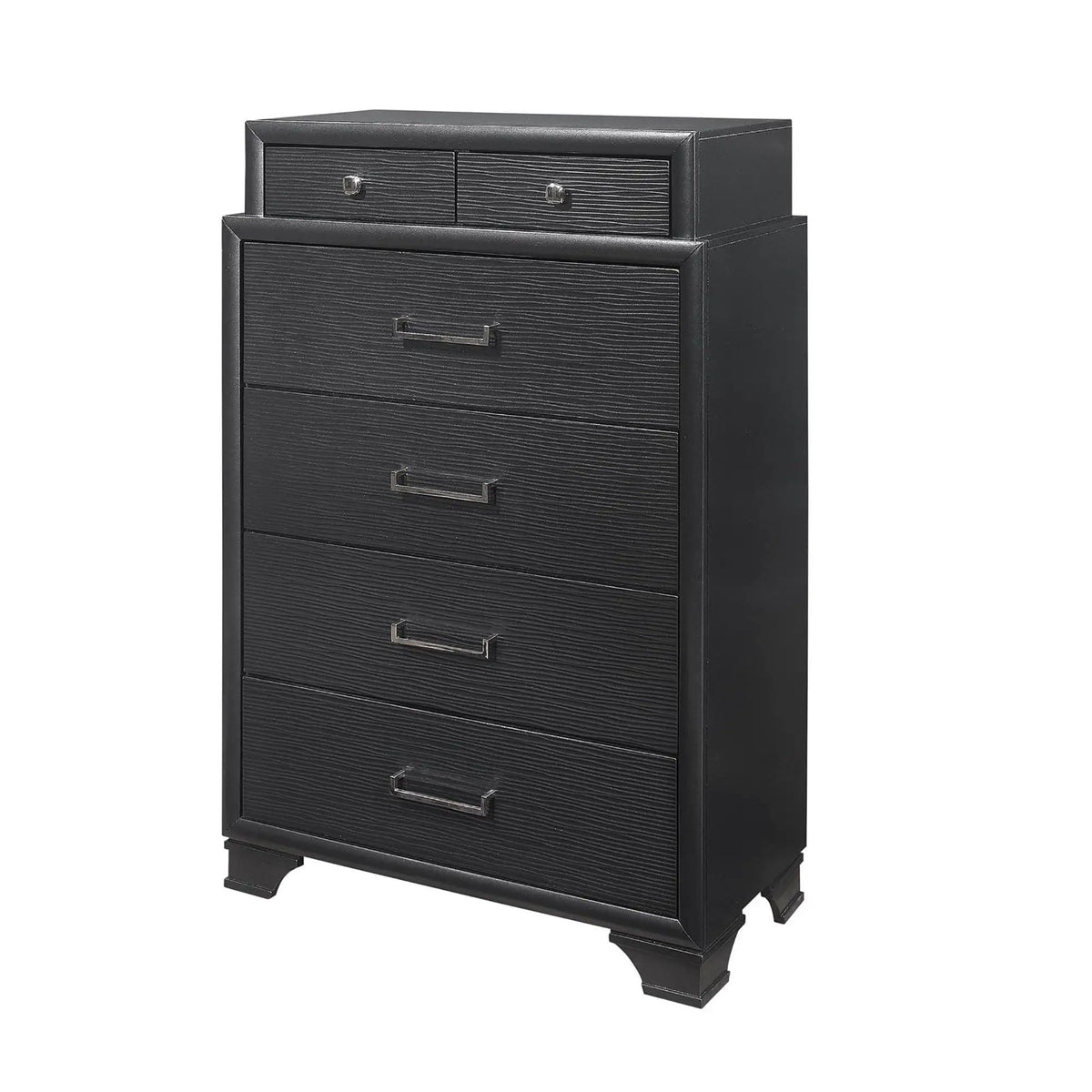 Civic Chest | 2 Pieces | Solid Wood & Metal | Living Room