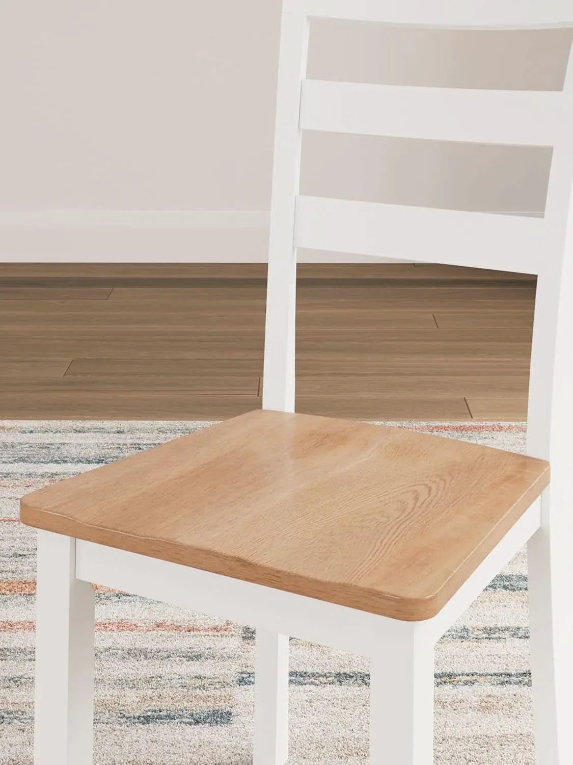Gesthaven Solid Wood Frame Dining Chair Set White Natural from PriceLows™