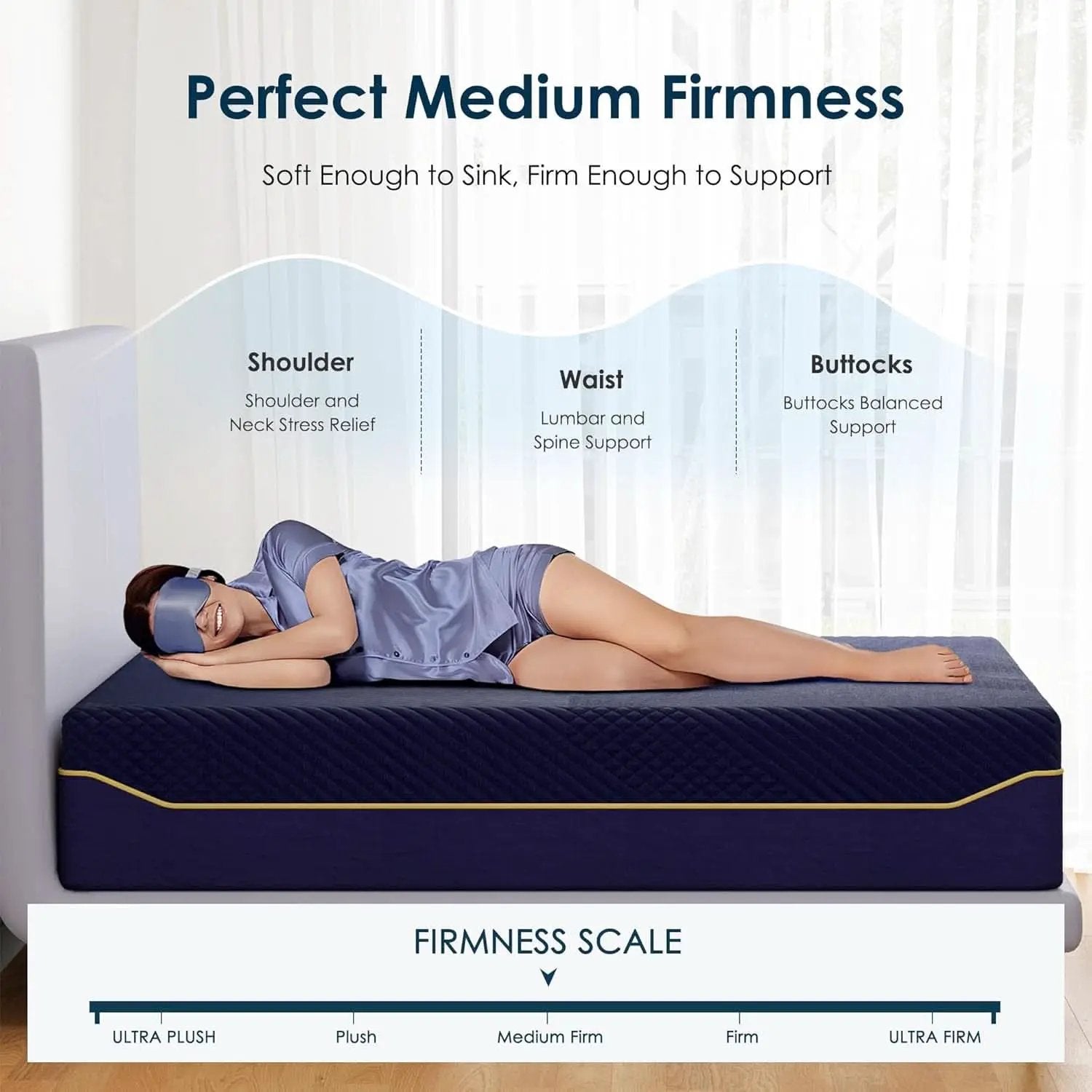 Queen 12Inch Cooling Gel Memory Foam Mattress CertipurUS from PriceLows™
