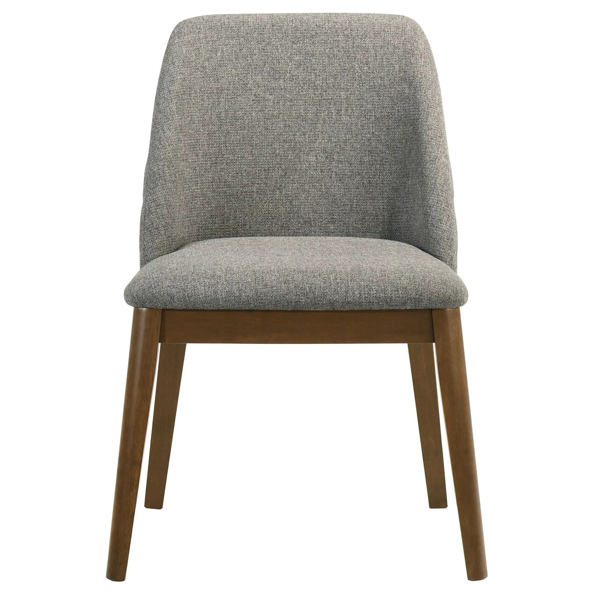 Franklin Upholstered Dining Side Chair Grey (Set of 2) | 22.75 x 23 x 33 in | Rubberwood & Engineered Wood | Dining Room