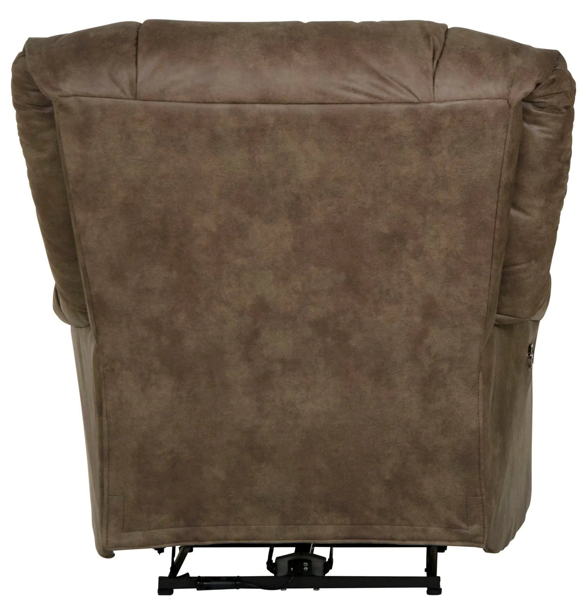 Benny Power Wall Hugger Recliner Reclining Chair | 40 x 42 x 43 in | Polyester & Fabric | Coffee