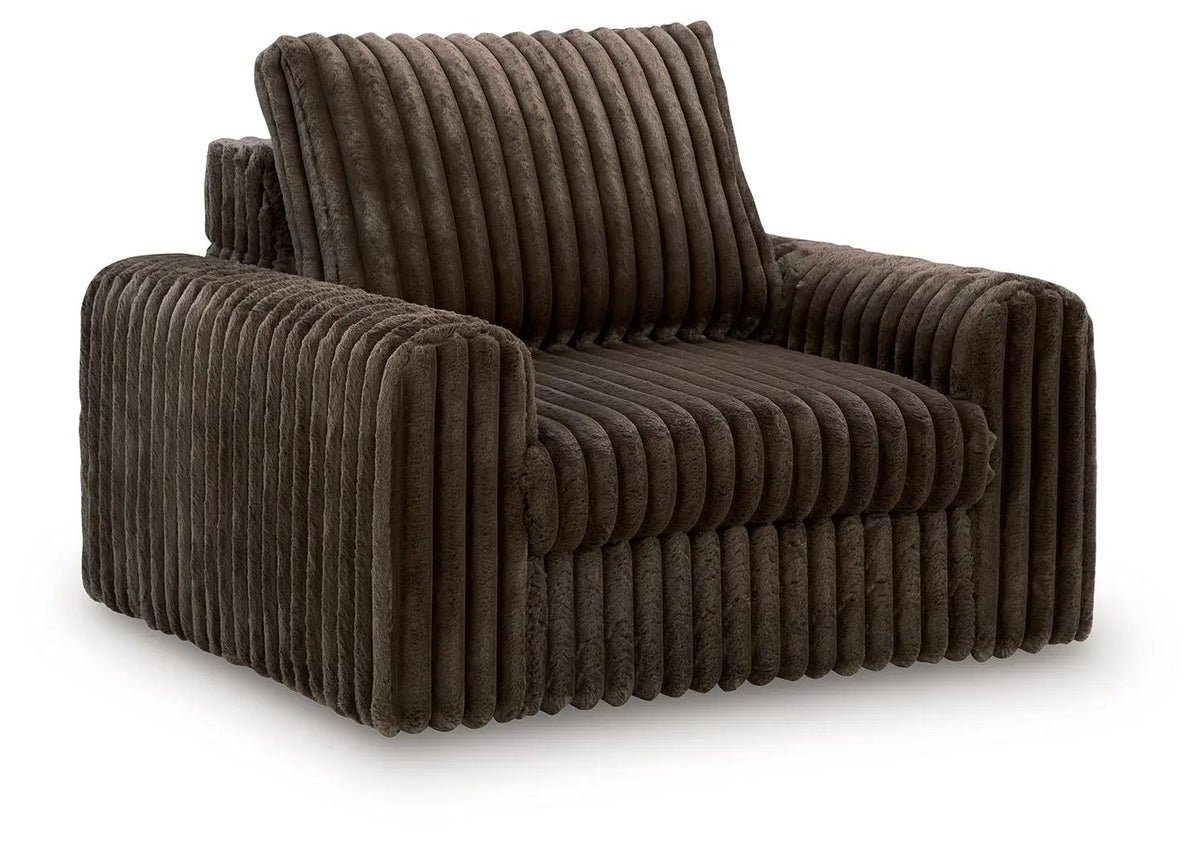 HamlinBay Power Gliding Chaise | Loose Back Cushion | Large Shaped Arms | Power Glide Function
