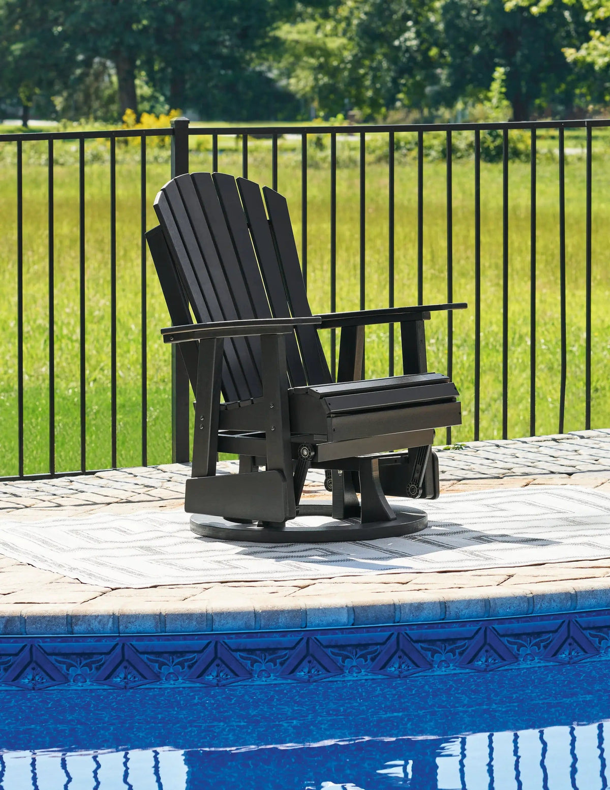 Hyland Wave Swivel Glider Chair | 3 Pieces | Home Furniture | Home