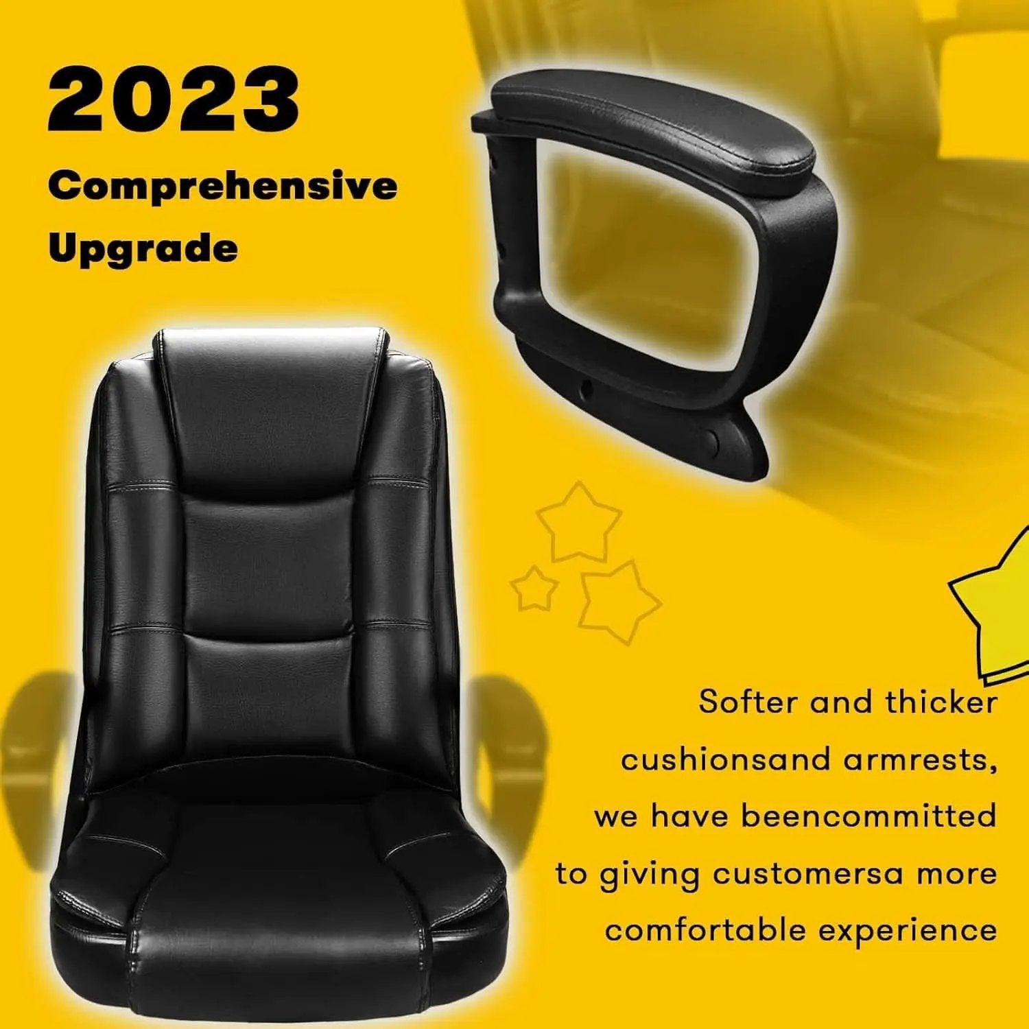 Big And Tall Ergonomic Office Chair Adjustable Armrests from PriceLows™