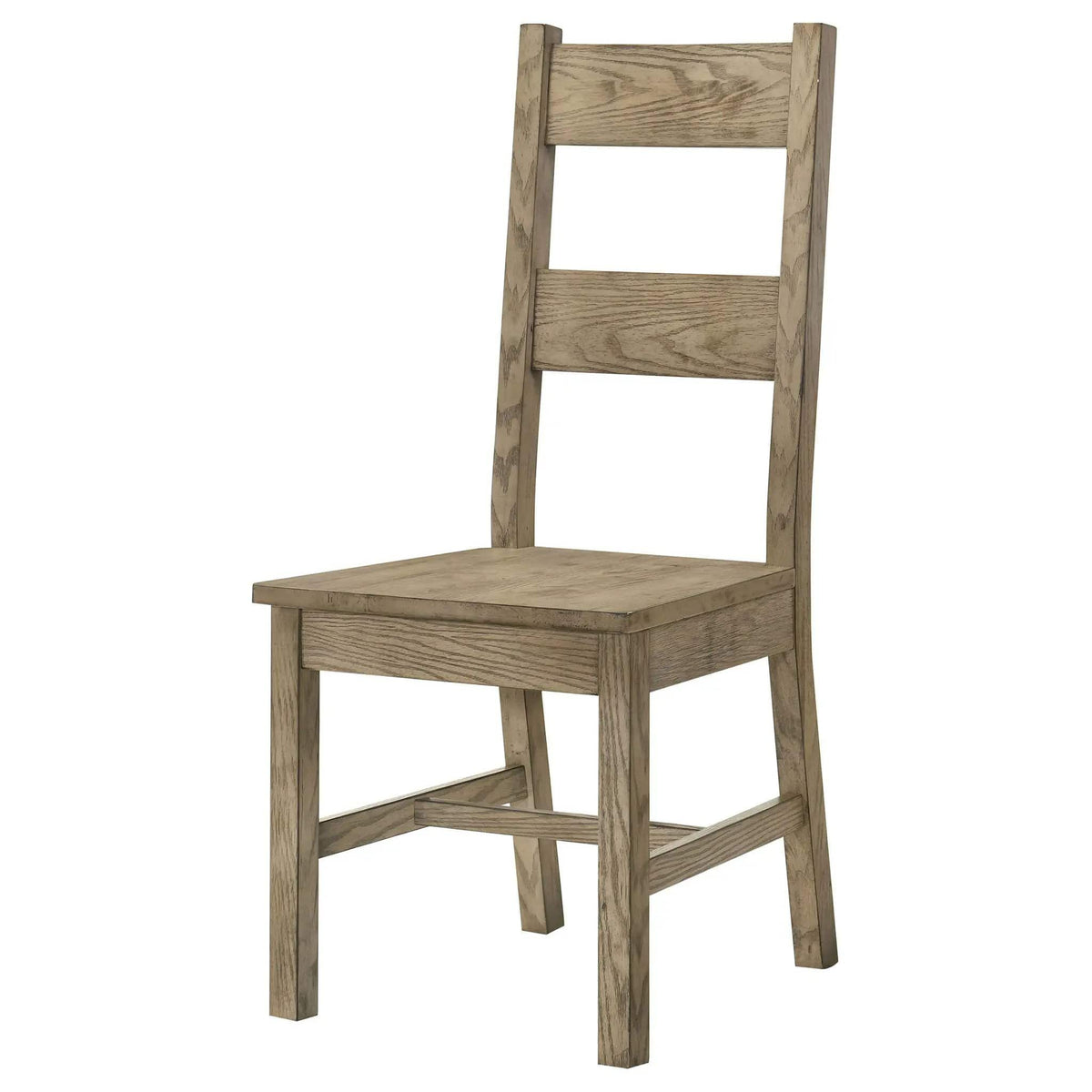 Cardova Solid Wood Dining Side Chair Vineyard Oak (Set of 2) | 18.5 x 21 x 42.25 in | Solid Wood & Rubberwood | Dining Room