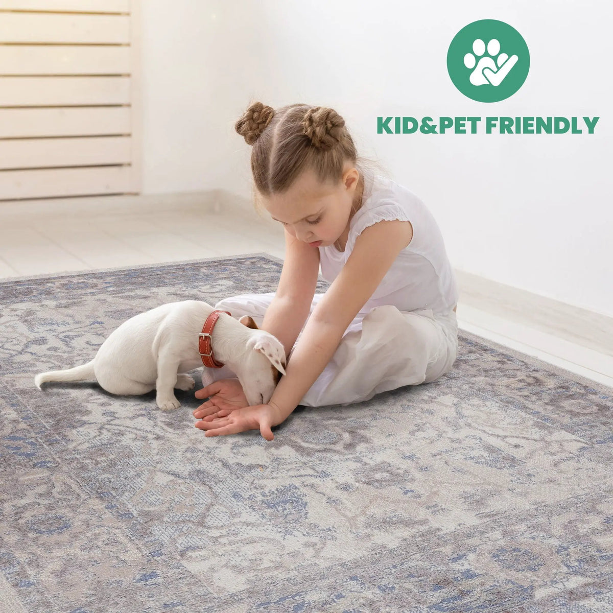 Payas Trendy Traditional Runner Rug | 96 x 26 Inch | Stain Resistant | Non-Shedding Machine-Woven