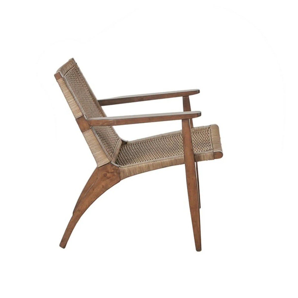Clearwater Accent Chair | 29.38 x 28 x 31.38 in | Solid Wood & Rattan | Natural