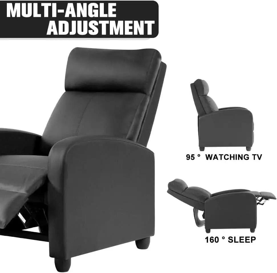 Leather Recliner Sofa With Massage And Heat Therapy from PriceLows™