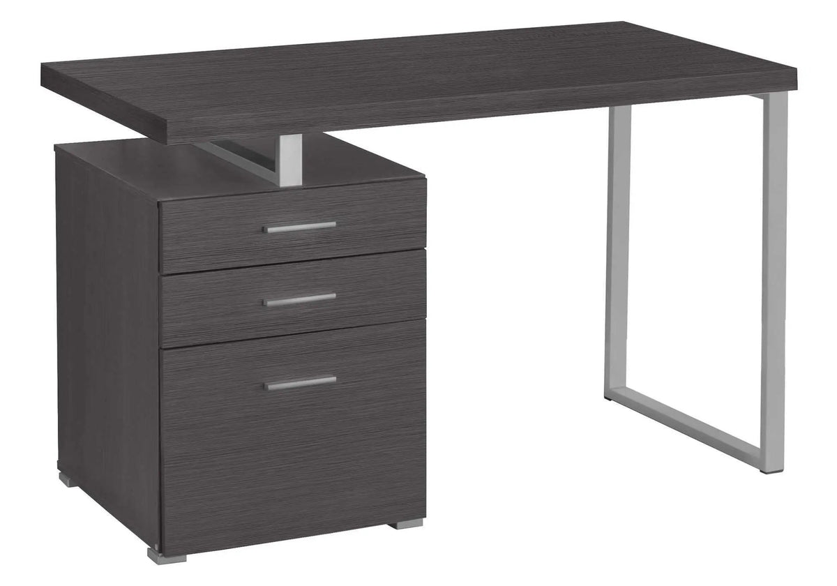 Computer Desk | Left Right Set-Up | Open Cubby And Storage Drawers | 47.25 Inch Length