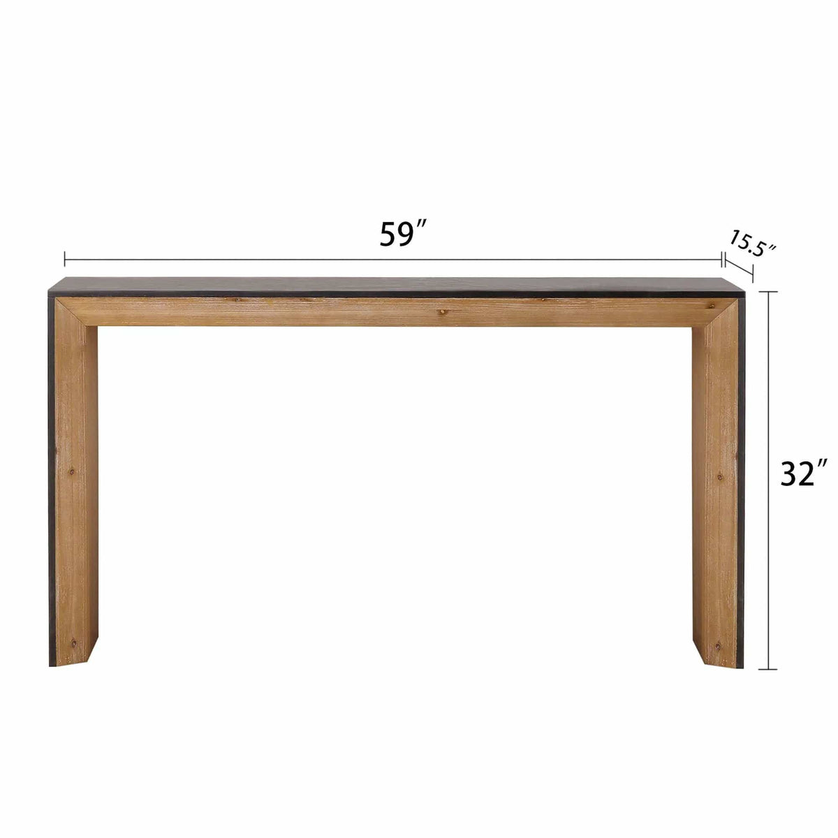 Modern Console Table | 2 Pieces | Wood | Living Room