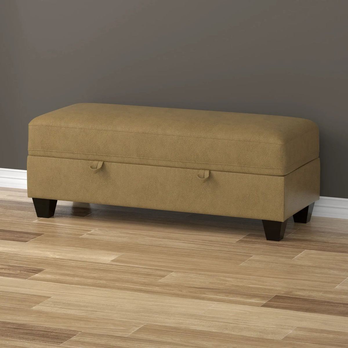 Drason Storage Ottoman | Transitional Style | Minimal Assembly | Low Maintenance