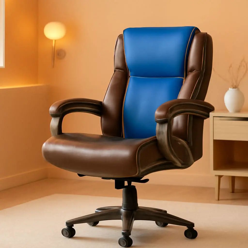 Delano Big Tall Executive Office Chair Brown Bonded Leather from PriceLows™