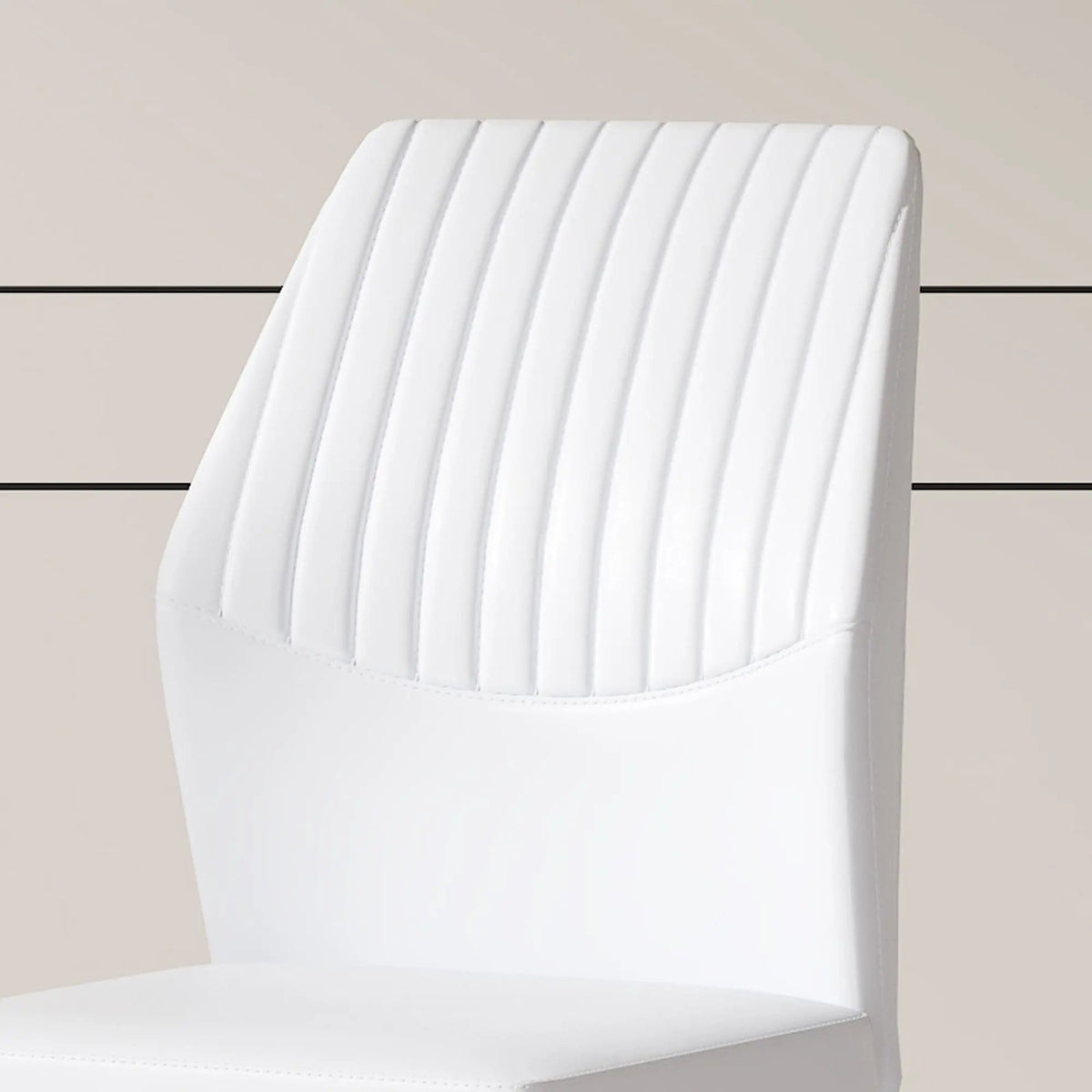 Ergonomic Simple Chair With Metal Leg Chair Set | 3 Pieces | Metal | Dining Room