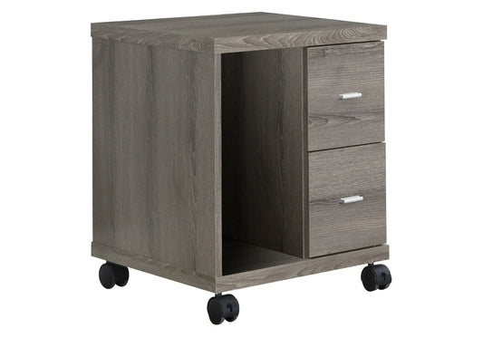 Office, File Cabinet, Printer Cart, Rolling File Cabinet, Mobile, Storage | 17.75 x 17.75 x 23 in | Metal & Wood | Home Office