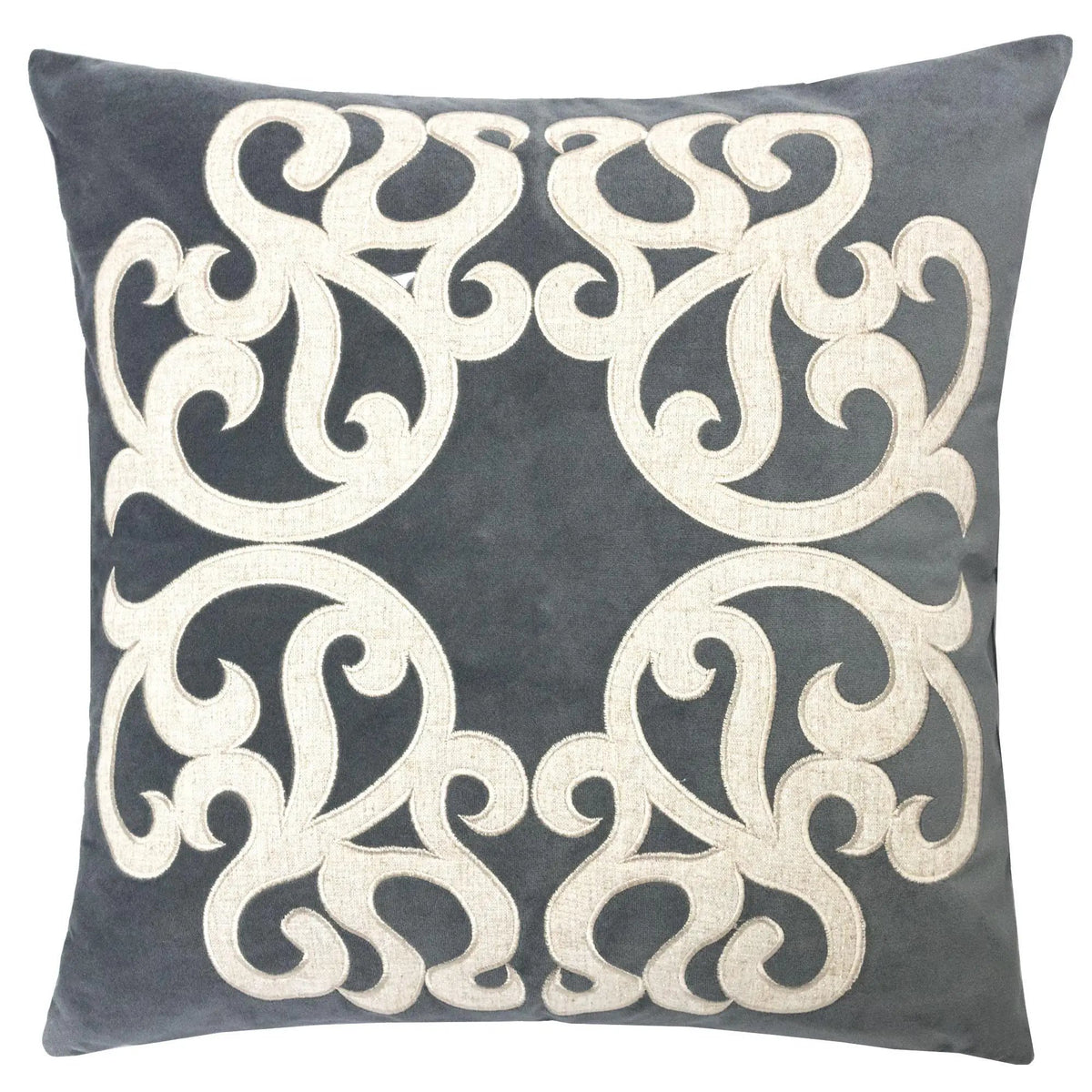 Pillow Cover | Vintage Vine Pattern | Hidden Zipper | Matching Back