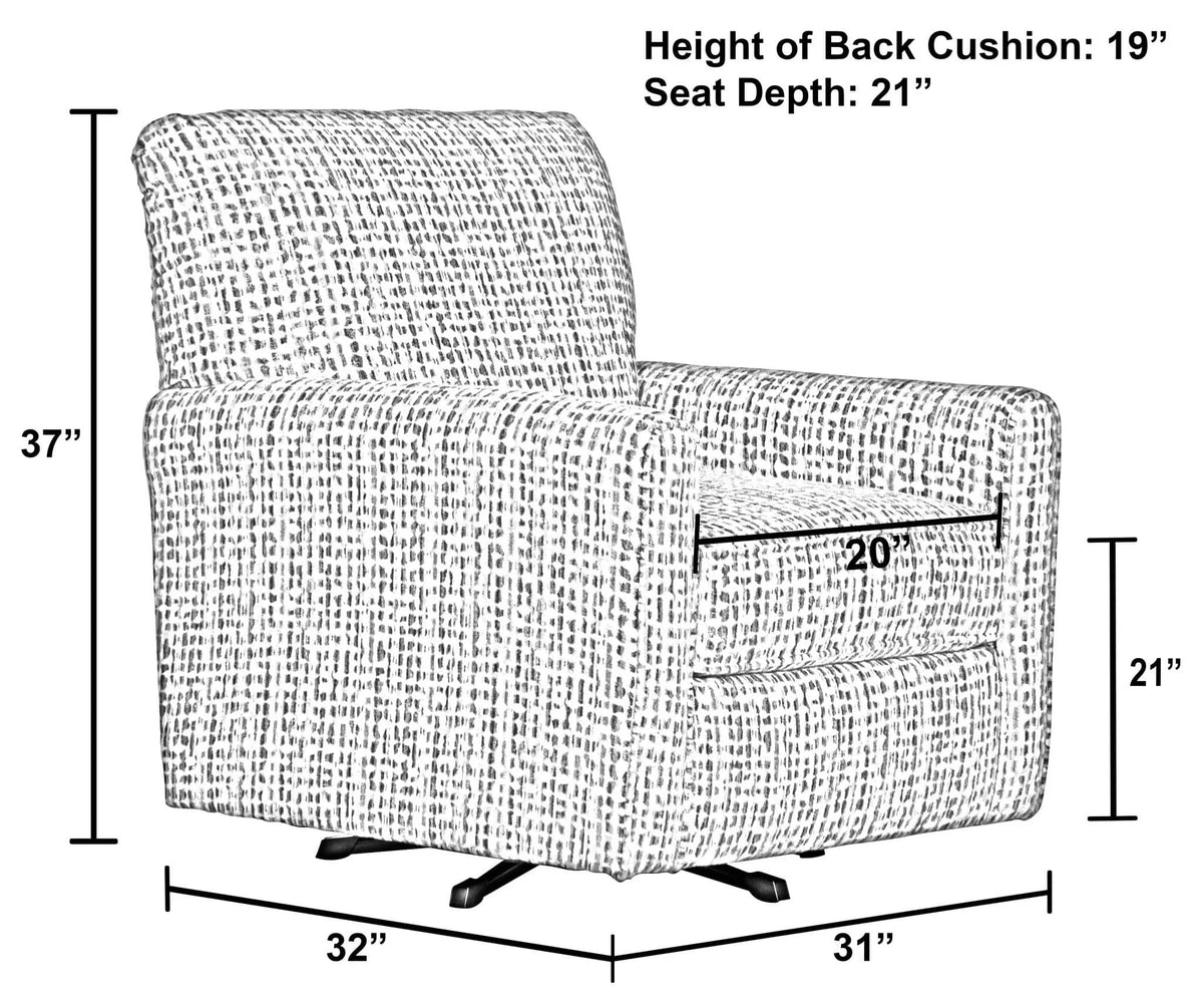 Hooten Chair | 4 Pieces | Fabric | Living Room
