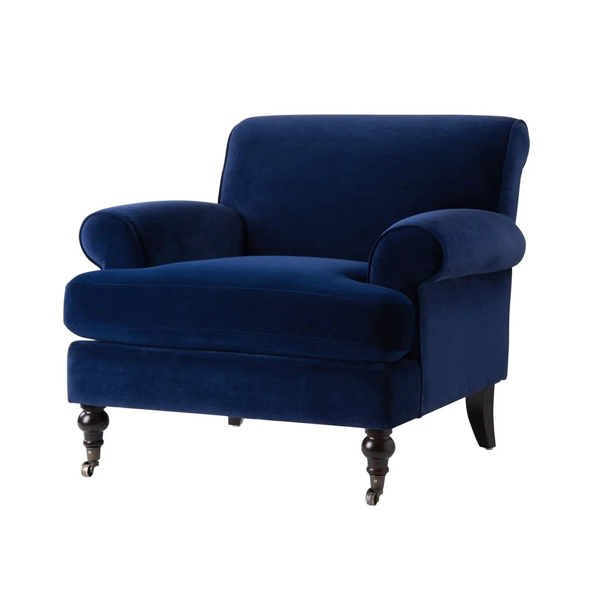 Alana Lawson Accent Arm Chair With Casters | 2 Pieces | Plywood | Living Room