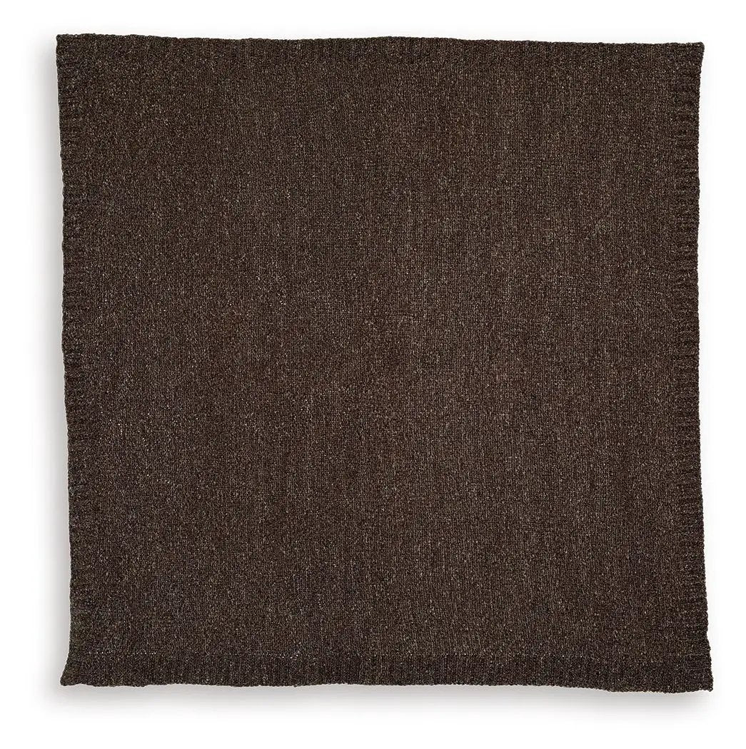 Anawood Knit Throw Blanket | Neutral Hue | Textural Knit Construction | 50 x 60 Inch