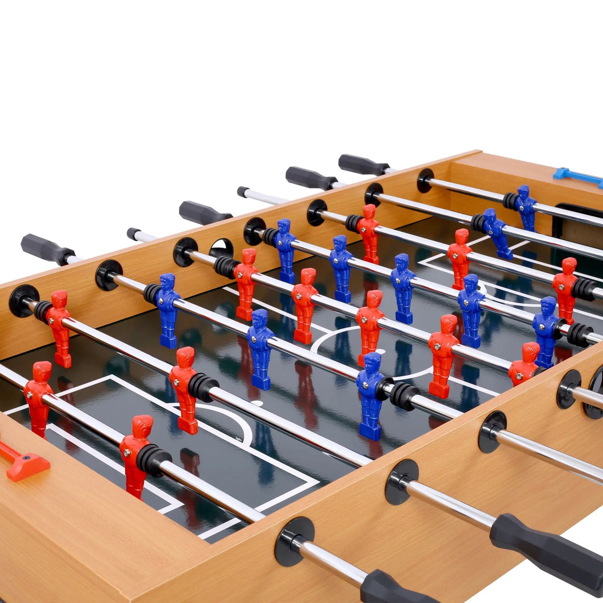 Hurricane Foosball Table | Engineered Wood | Steel Rods | Indoor Gaming