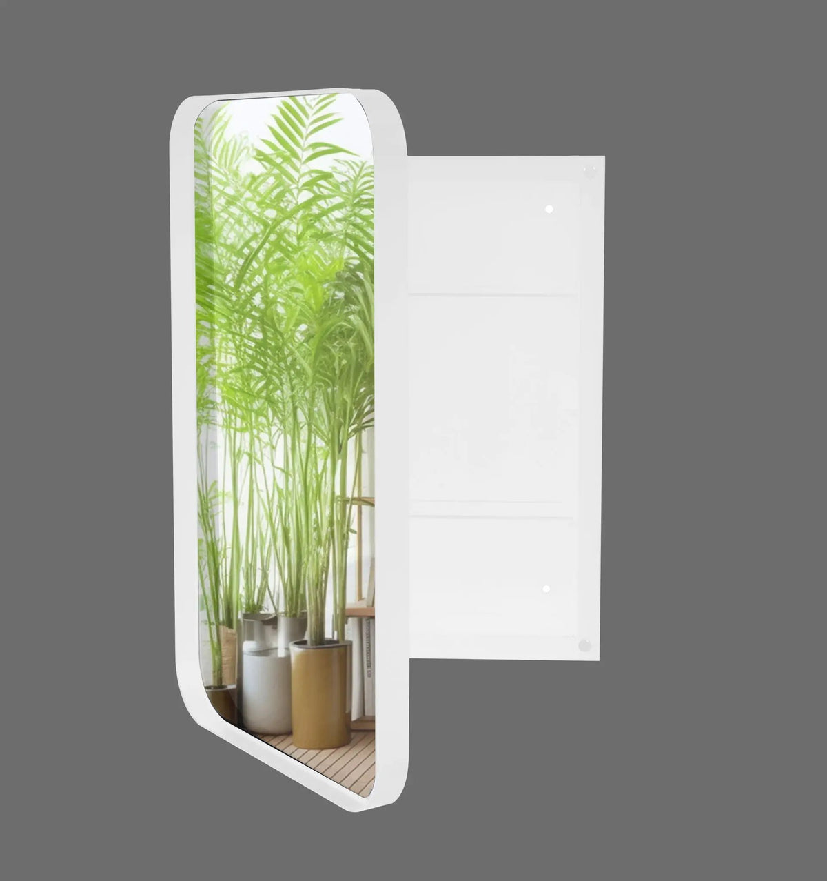 Recessed Medicine Cabinet | Metal Frame | Mirror | Adjustable Shelves