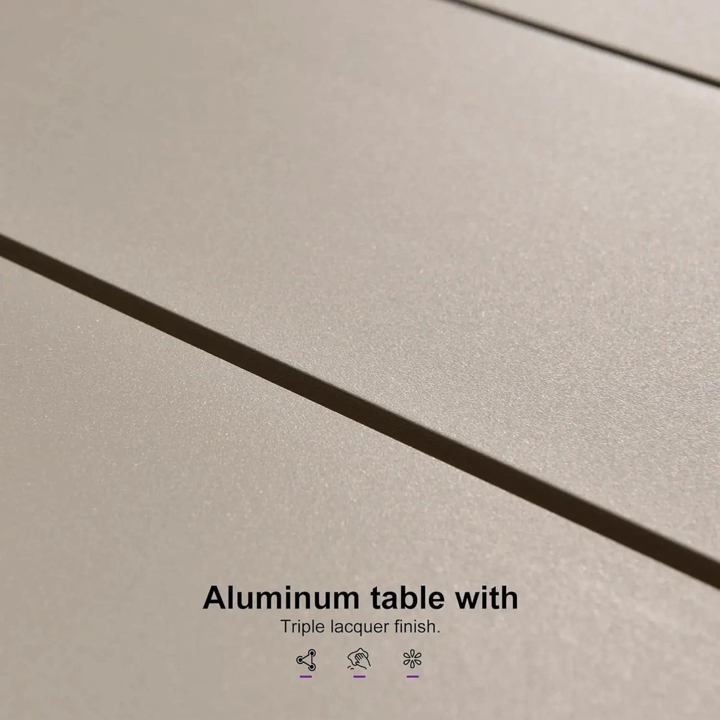 Patio Dining Set For 10 All-Weather Wicker Aluminum Table from PriceLows™