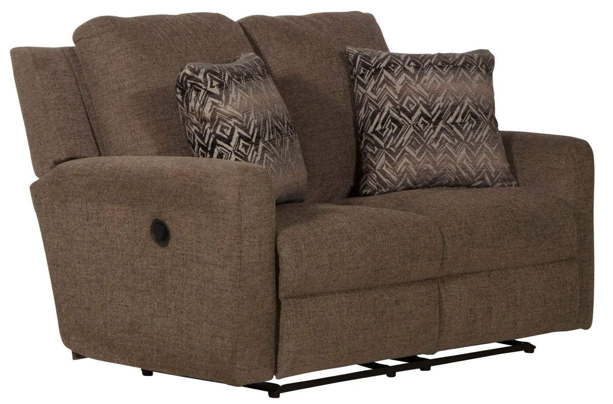 Calvin Reclining Loveseat | 4 Pieces | Chenille & Fabric | Living Room
