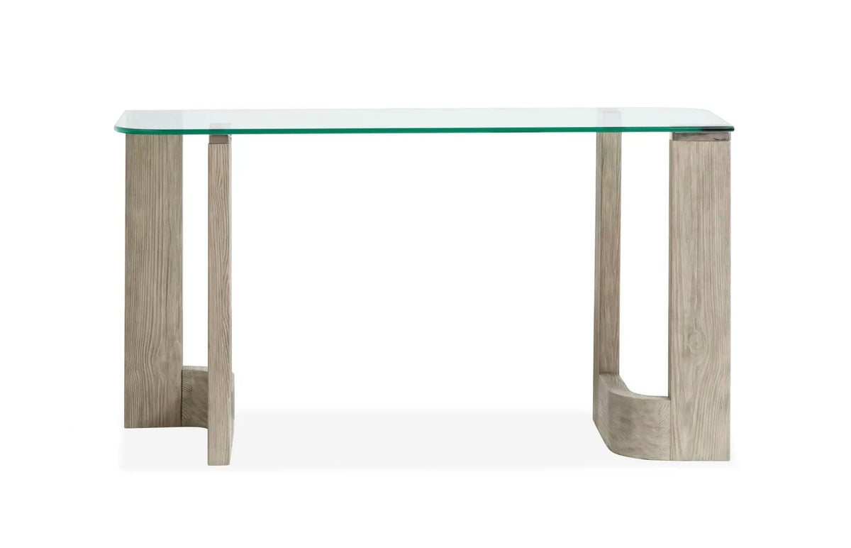 Bartlett Rectangular End Table | Smokey Pine Finish | Modern Contemporary Style | 26 Inch Width