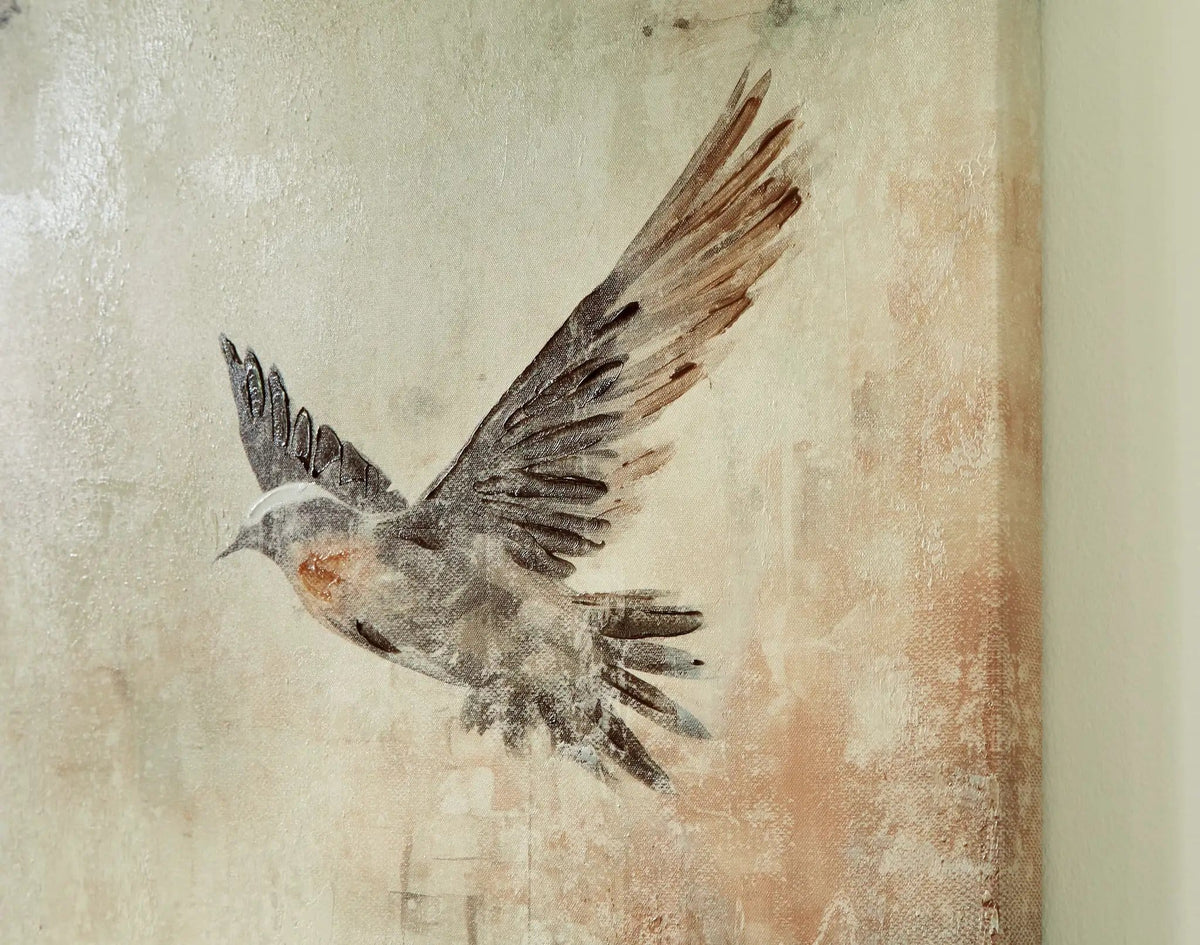 Collmund Wall Art | 48 x 1.5 x 36 in | Home Furniture | Gray / Brown
