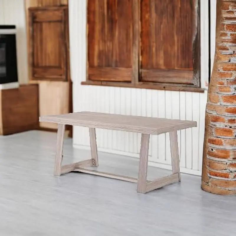 72 Inch Farmhouse Solid Wood Dining Table Rectangular Kitchen Table from PriceLows™
