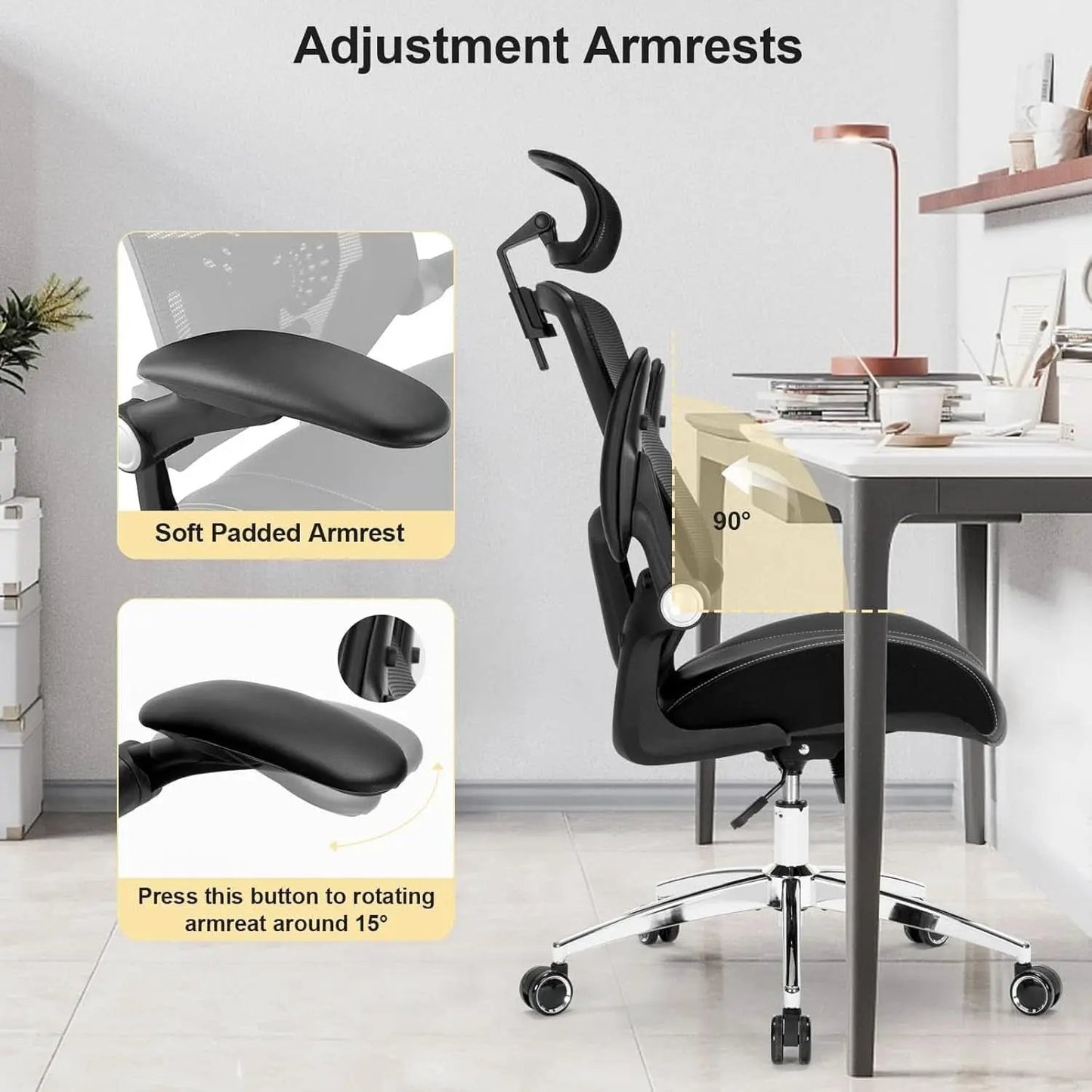 Big And Tall Ergonomic Office Chair 400Lbs Heavy Duty from PriceLows™