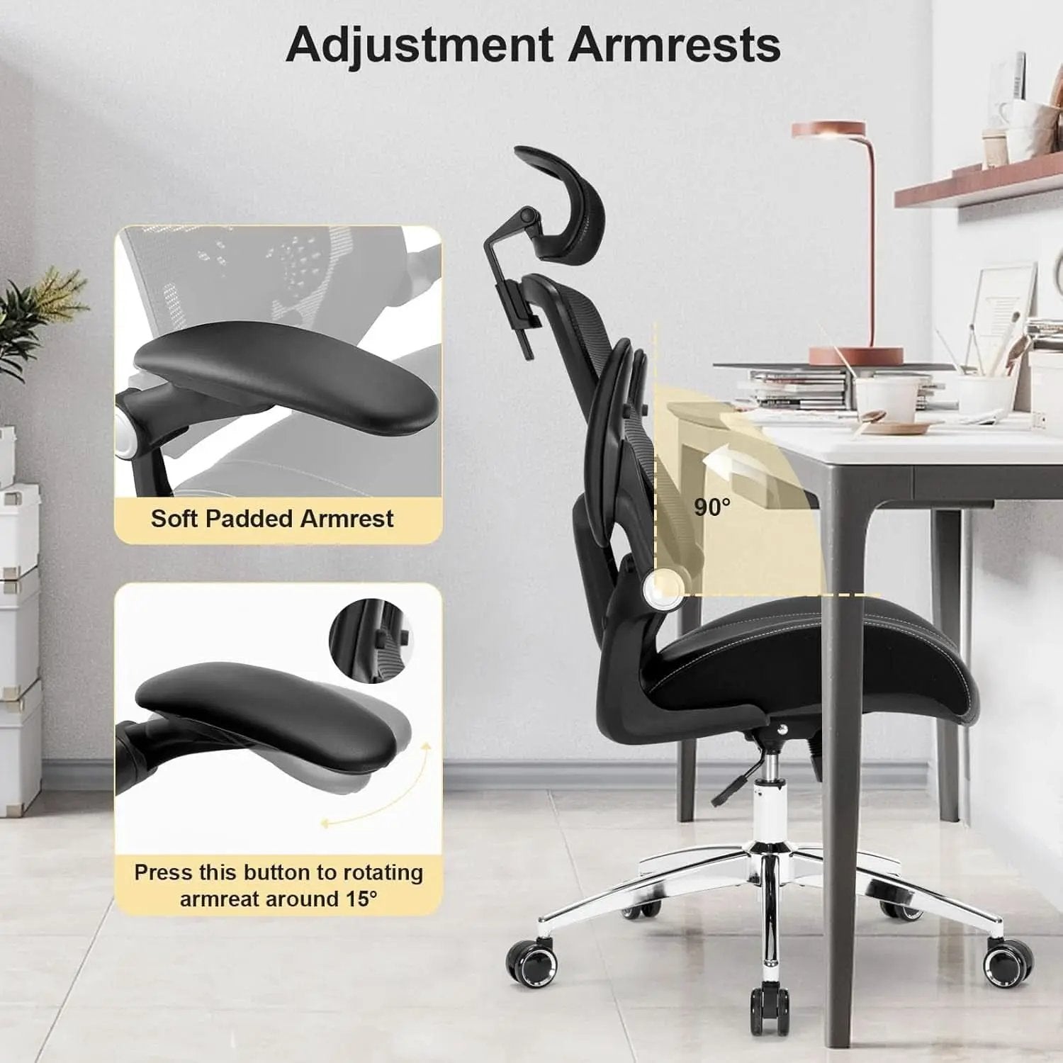 Big And Tall Ergonomic Office Chair 400Lbs Heavy Duty from PriceLows™