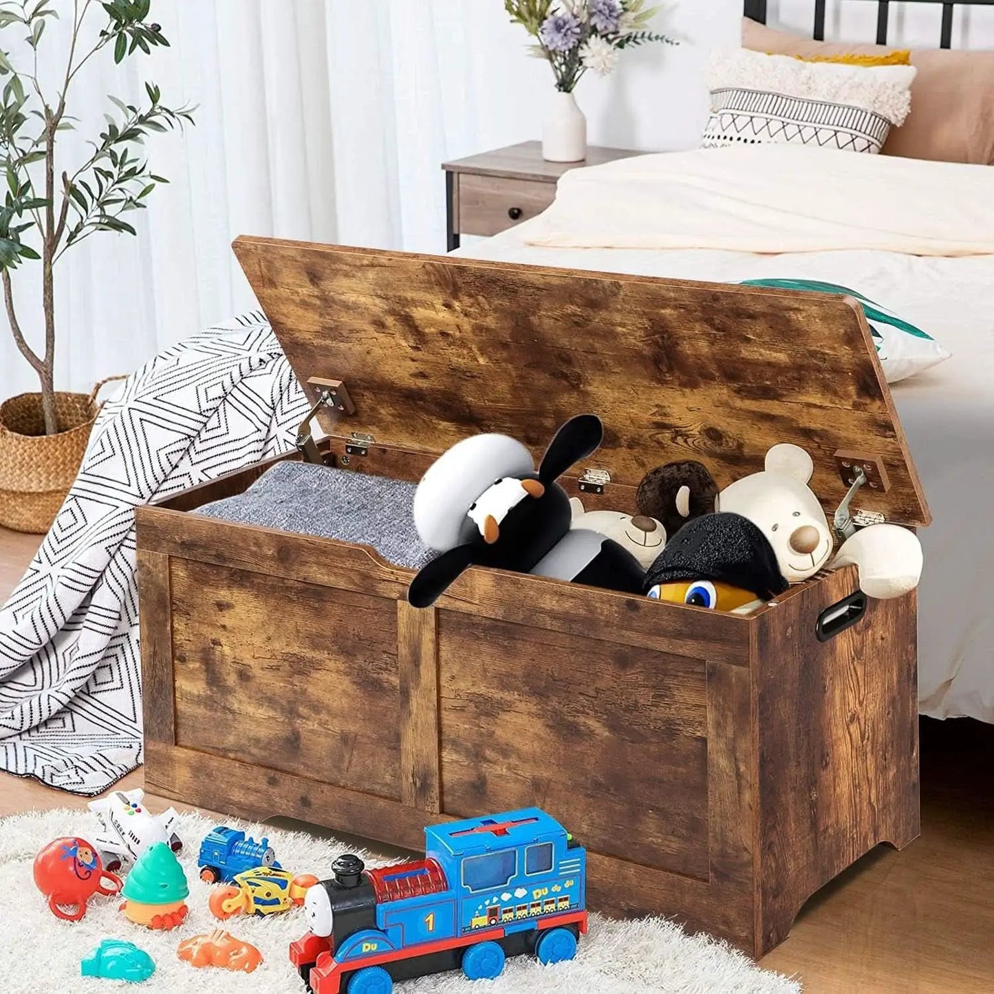 39.4 Dimensions Lift Top Toy StorageSolutions Chest from PriceLows™