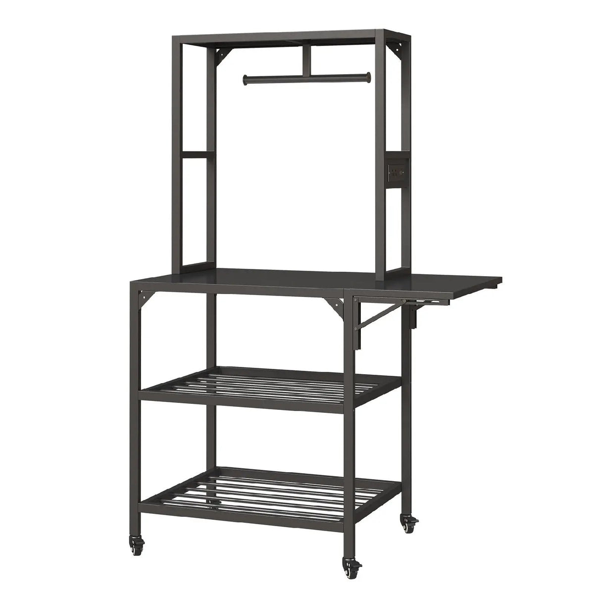 Heavy Duty 3D Printer Stand | Filament Storage Rack | Holds 54 Spools | Black Metal