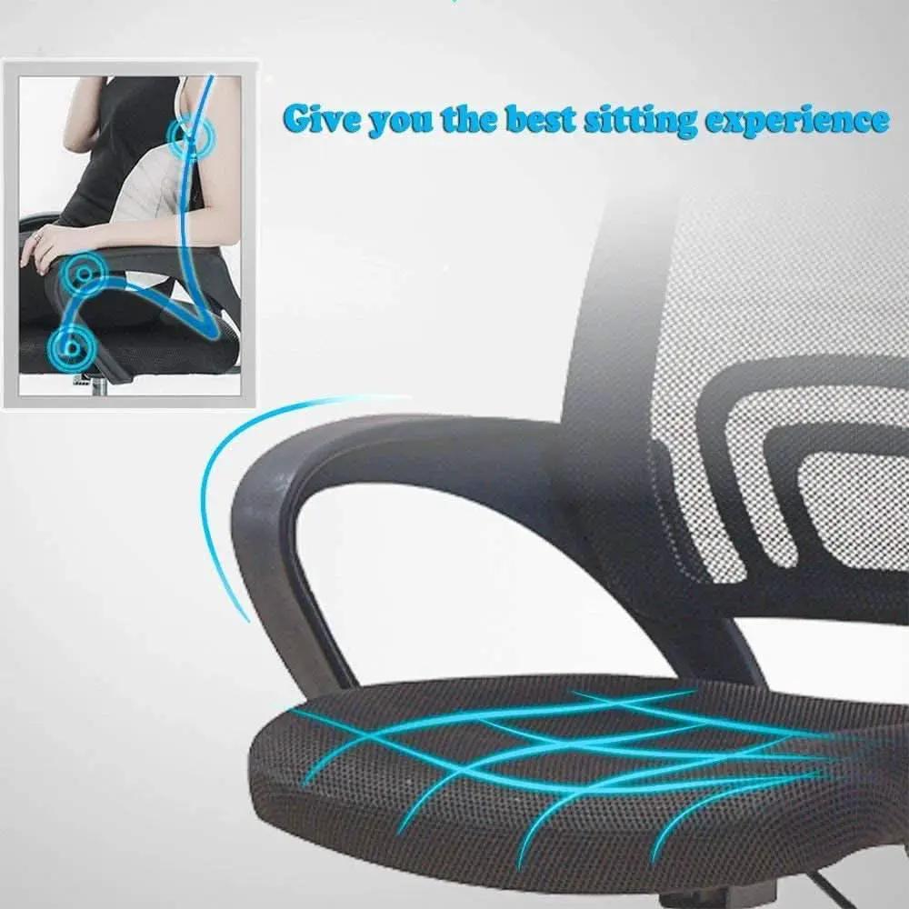 Ergonomic Mesh Office Chair With Lumbar Support Black from PriceLows™