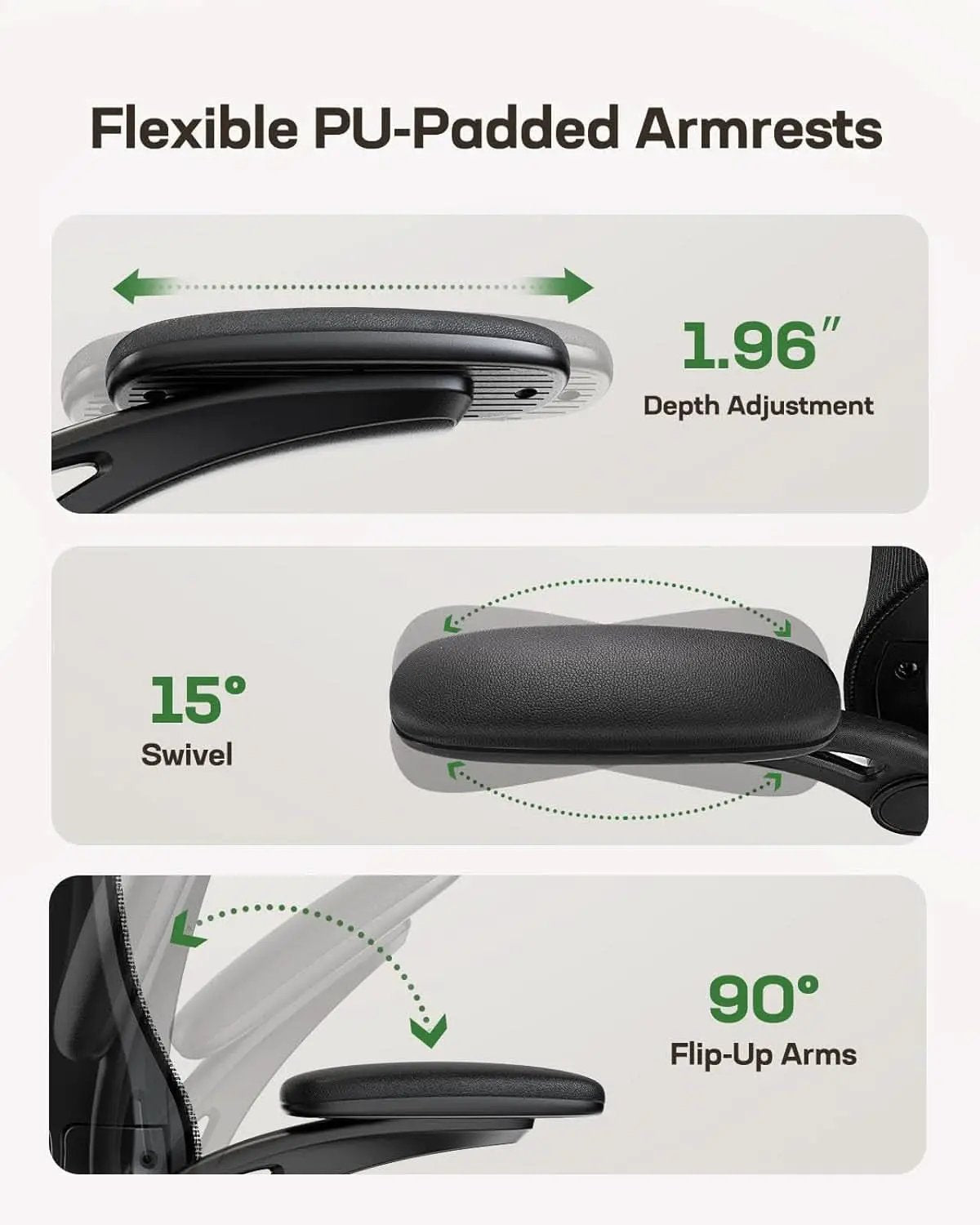 Ergonomic High Back Mesh Office Chair With Adjustable Lumbar Support from PriceLows™