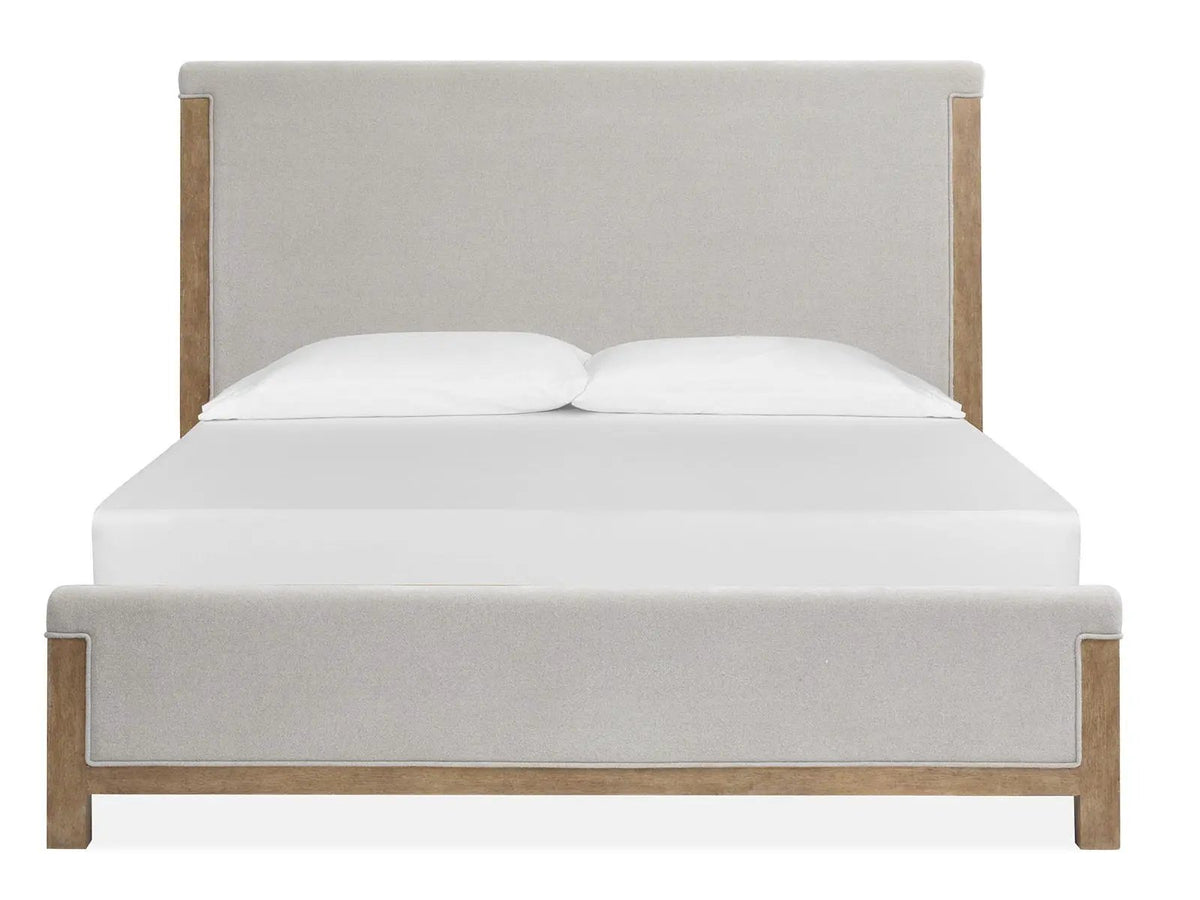 Plum Creek Upholstered Panel Bed | Seasonless Style | Tranquil Elegance | 88 Inch Length