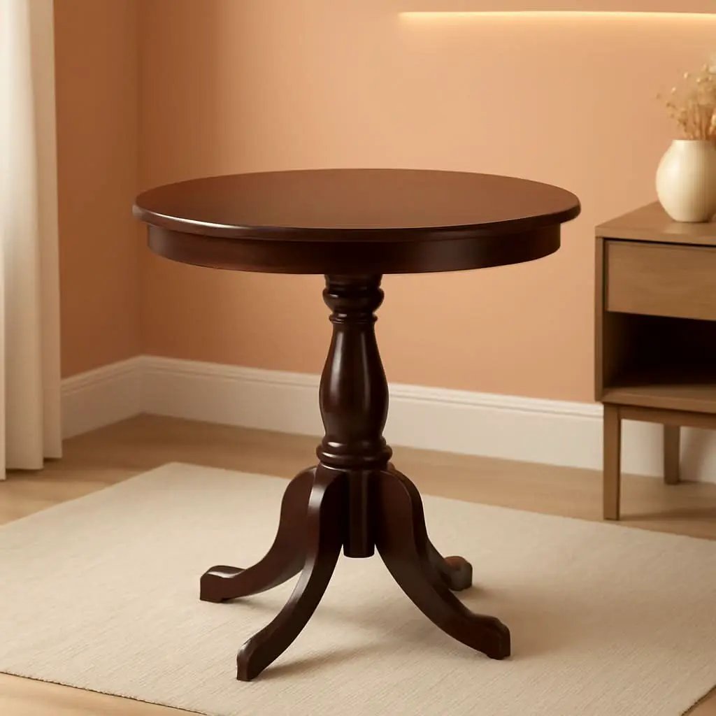 Round Dining Table 36x36 Inches With Pedestal Base from PriceLows™