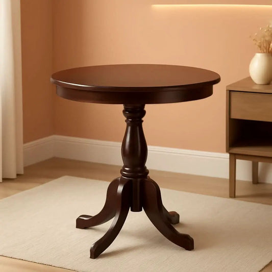 Round Dining Table 36x36 Inches With Pedestal Base from PriceLows™