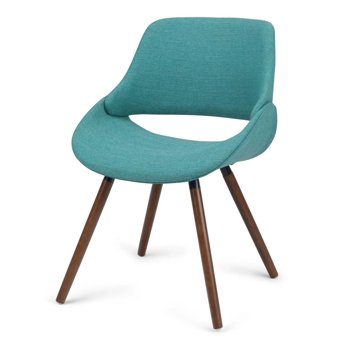 Malden Upholstered Bentwood Dining Chair | Mid Century Modern | Solid And Engineered Wood | High Density Foam
