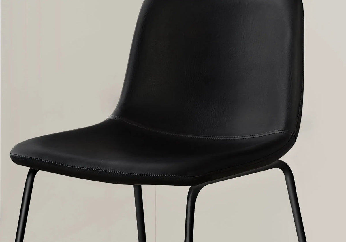 Bar Height Office Chair | Standing Desk Chair | Slim Metal Frame | Contemporary Design