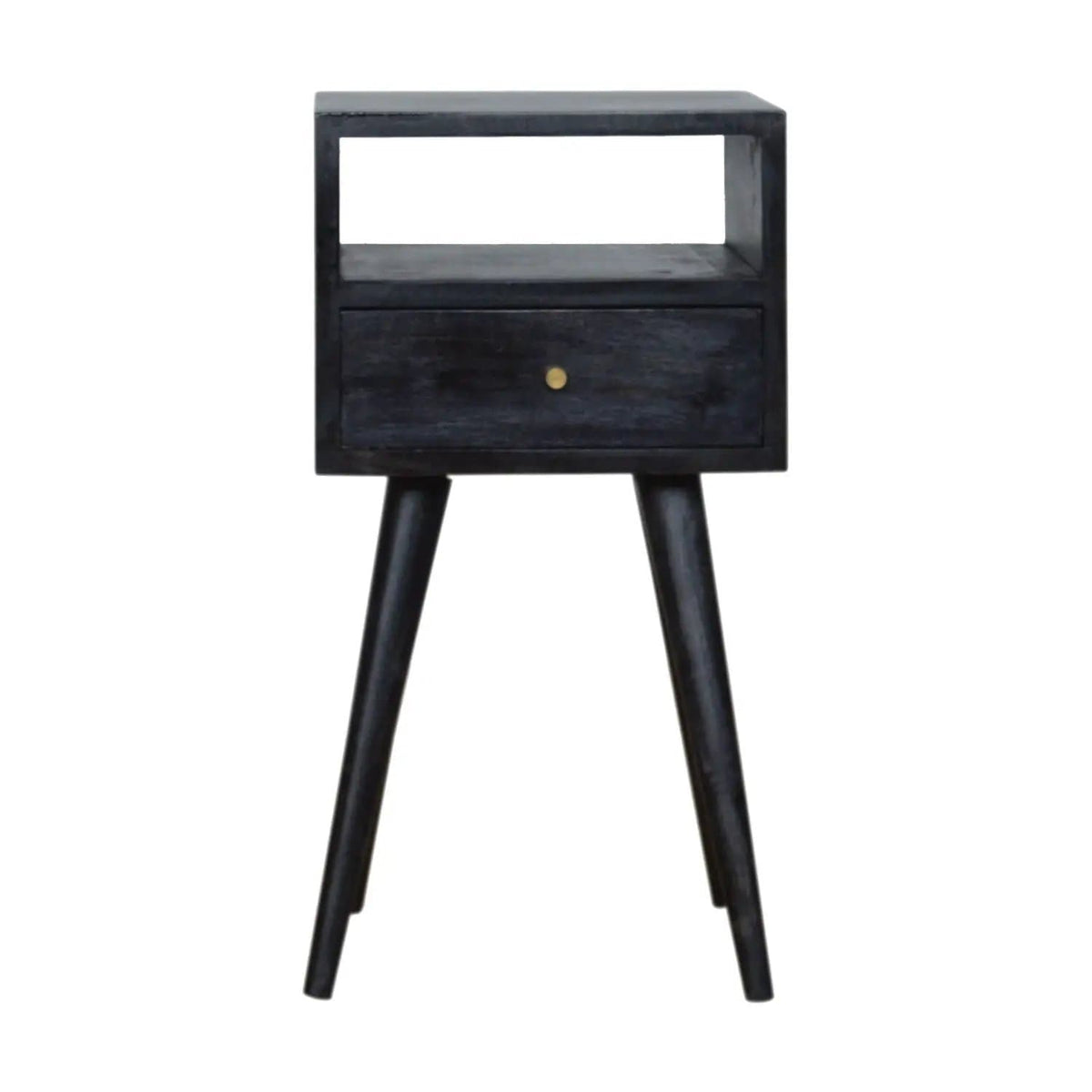Mini Nightstand | 11.81 x 11.81 x 22.44 in | Mango Wood | Bedroom