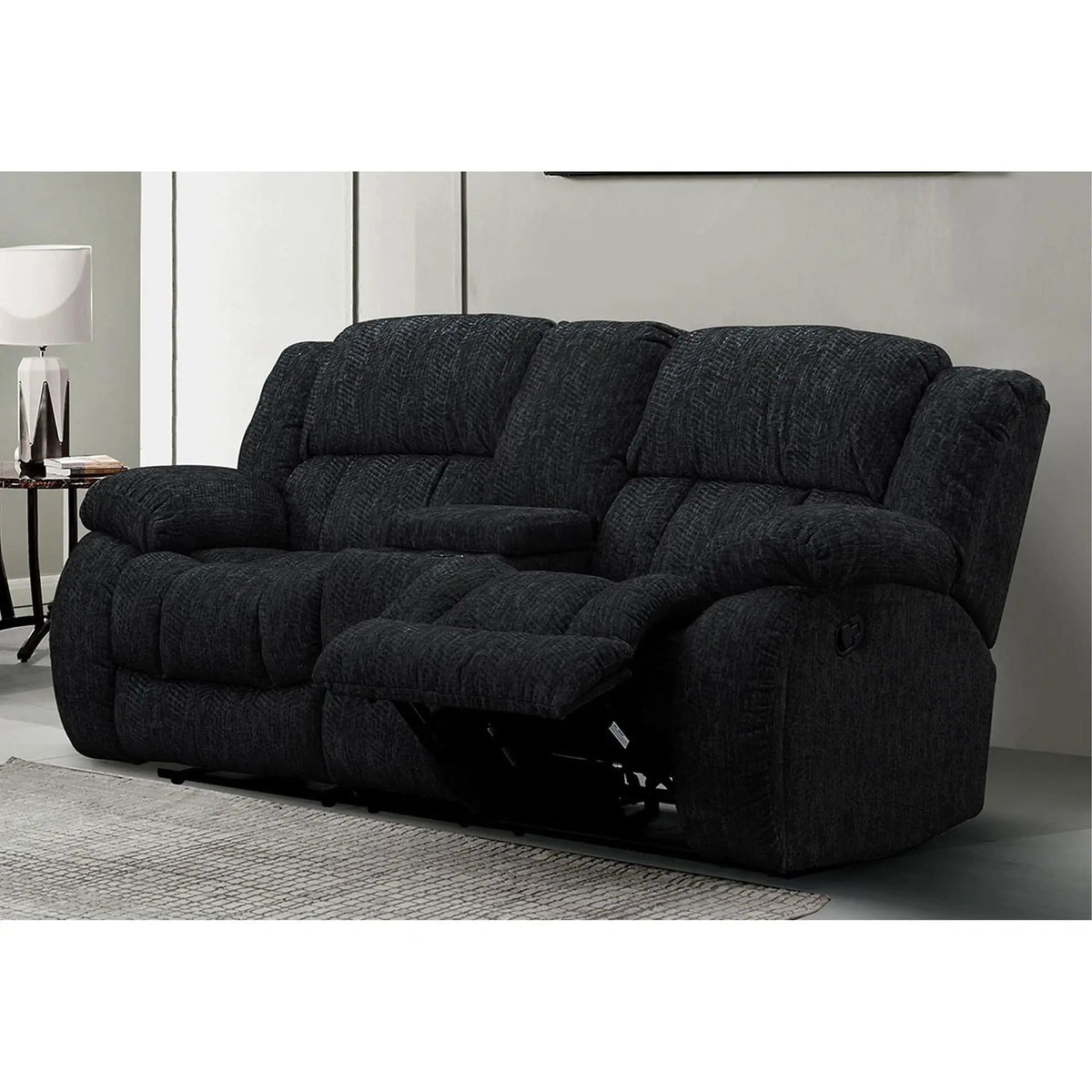 Stonic Console Reclining Loveseat | 2 Pieces | Fabric | Living Room