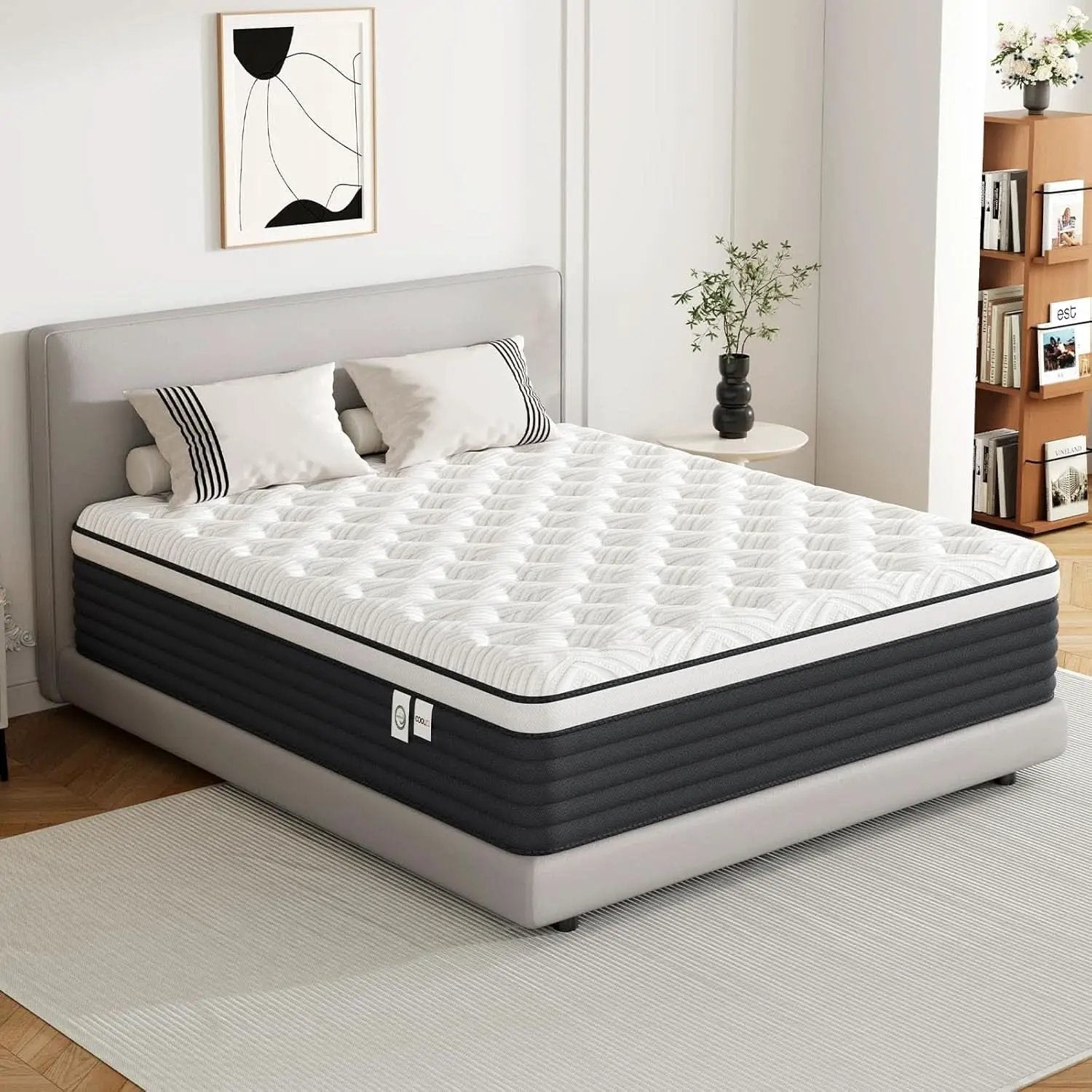 Twin Pressure Relief Memory Foam Hybrid Mattress Pocketed from PriceLows™