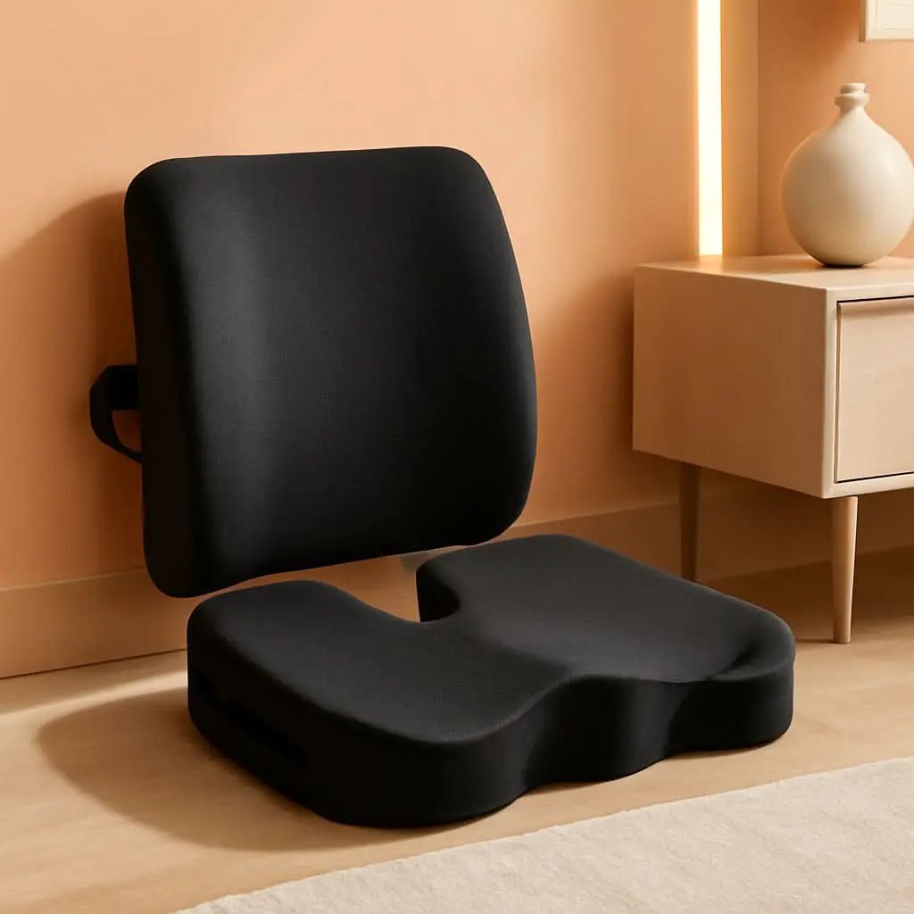 XL Memory Foam Seat Cushion Lumbar Support Office Chair from PriceLows™